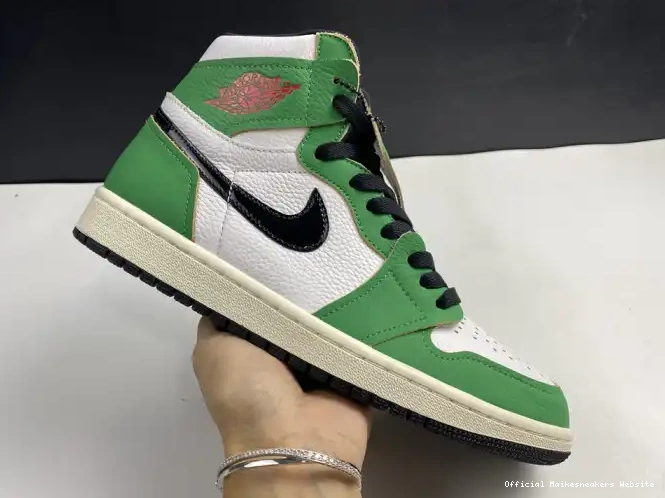 Official Maikesneakers DB4612-300 High Retro 1 Jordan Lucky Air Green 0429